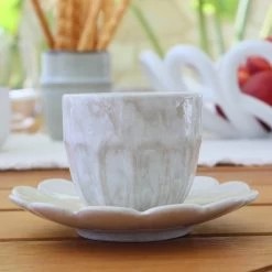 Hostess Espresso Cup & Saucer 85mL - Stucco -Kitchen Sale Store images 2F57615 9