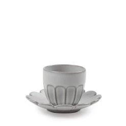 Hostess Espresso Cup & Saucer 85mL - Blanche