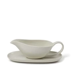 Arcata Sauce Boat & Dish 500mL - Natural