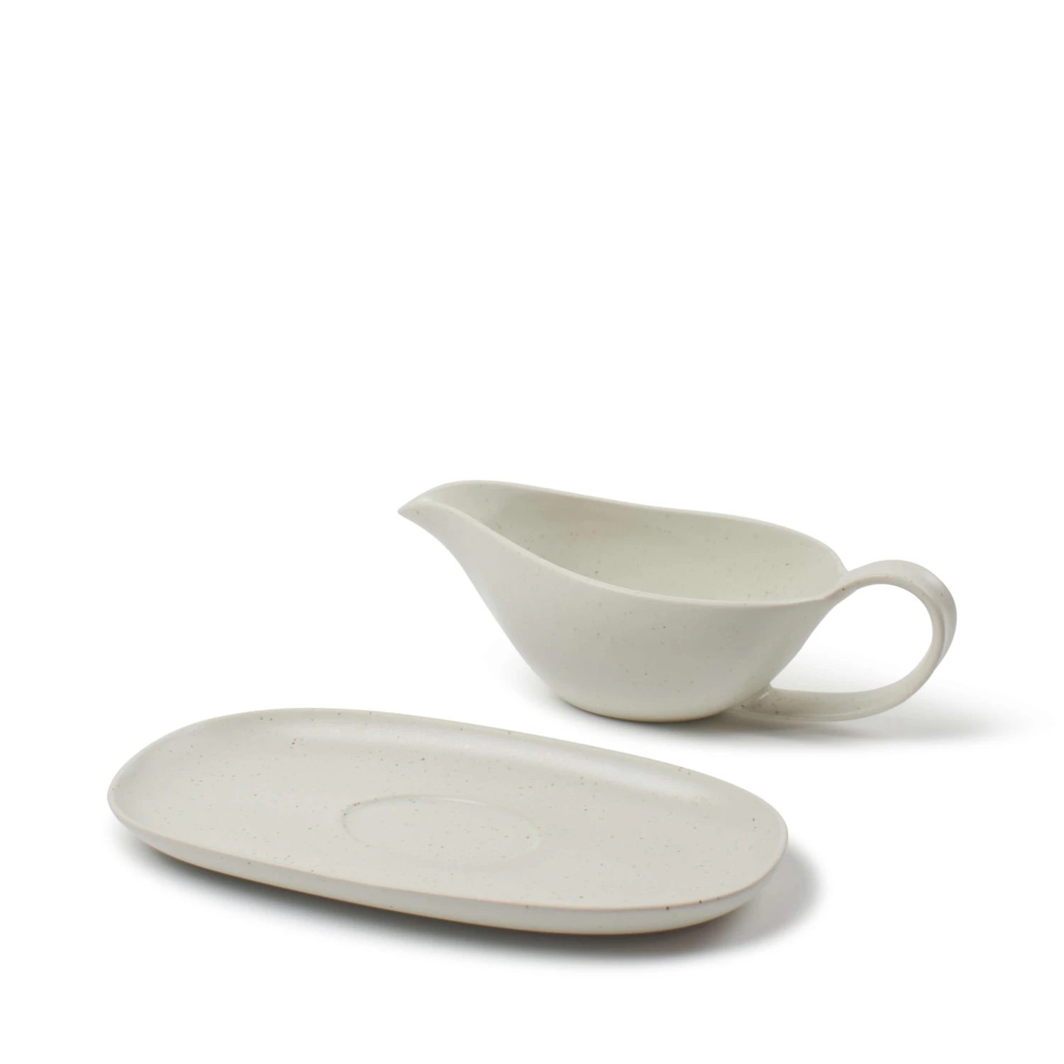 Arcata Sauce Boat & Dish 500mL - Natural 2 Arcata Sauce Boat & Dish 500mL - Natural - Image 2