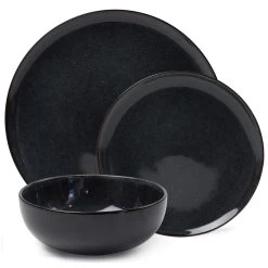 Maldo 12 Piece Dinner Set - Blue