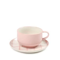 Tessa Tea Cup & Saucer 250mL - Pink
