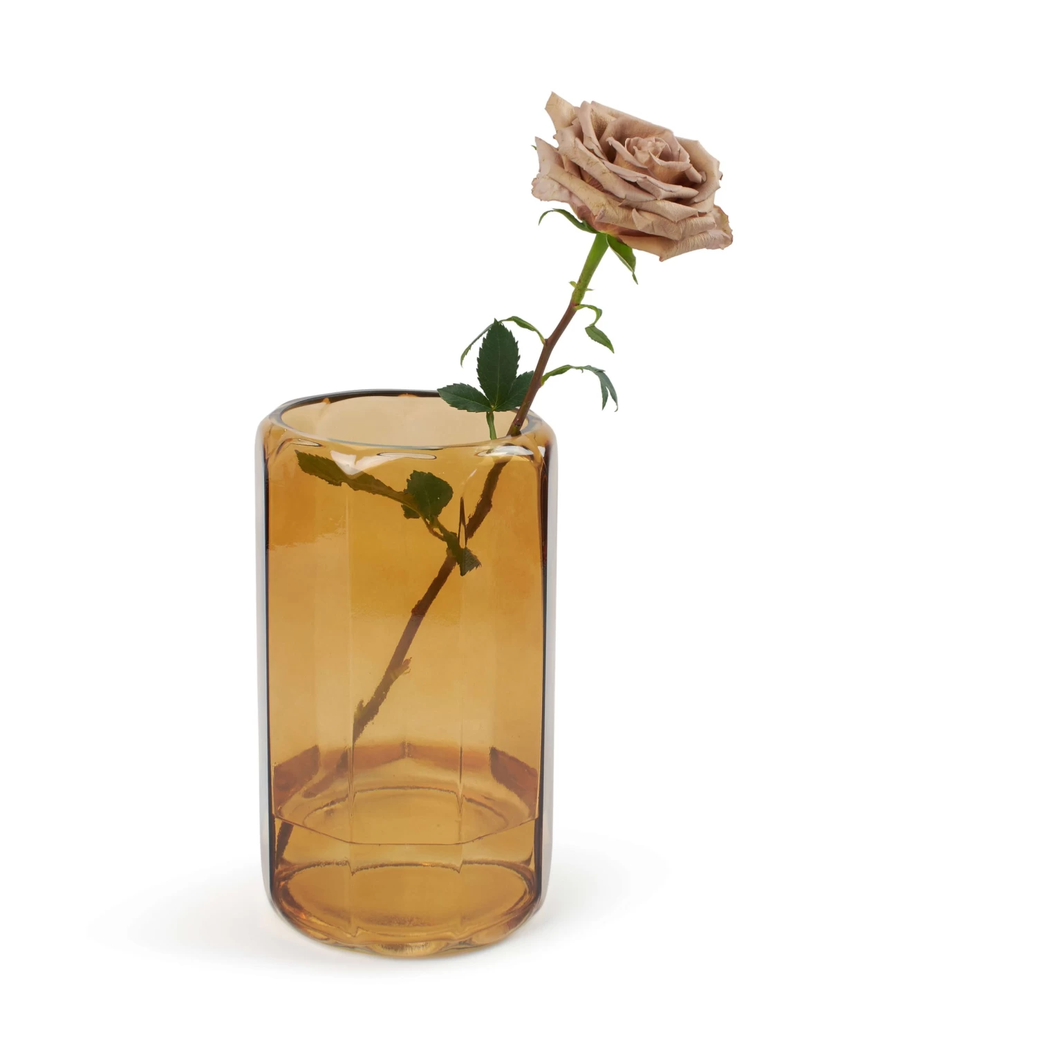 Asher Vase 14 X 25cm - Nutmeg 1 Asher Vase 14 X 25cm - Nutmeg