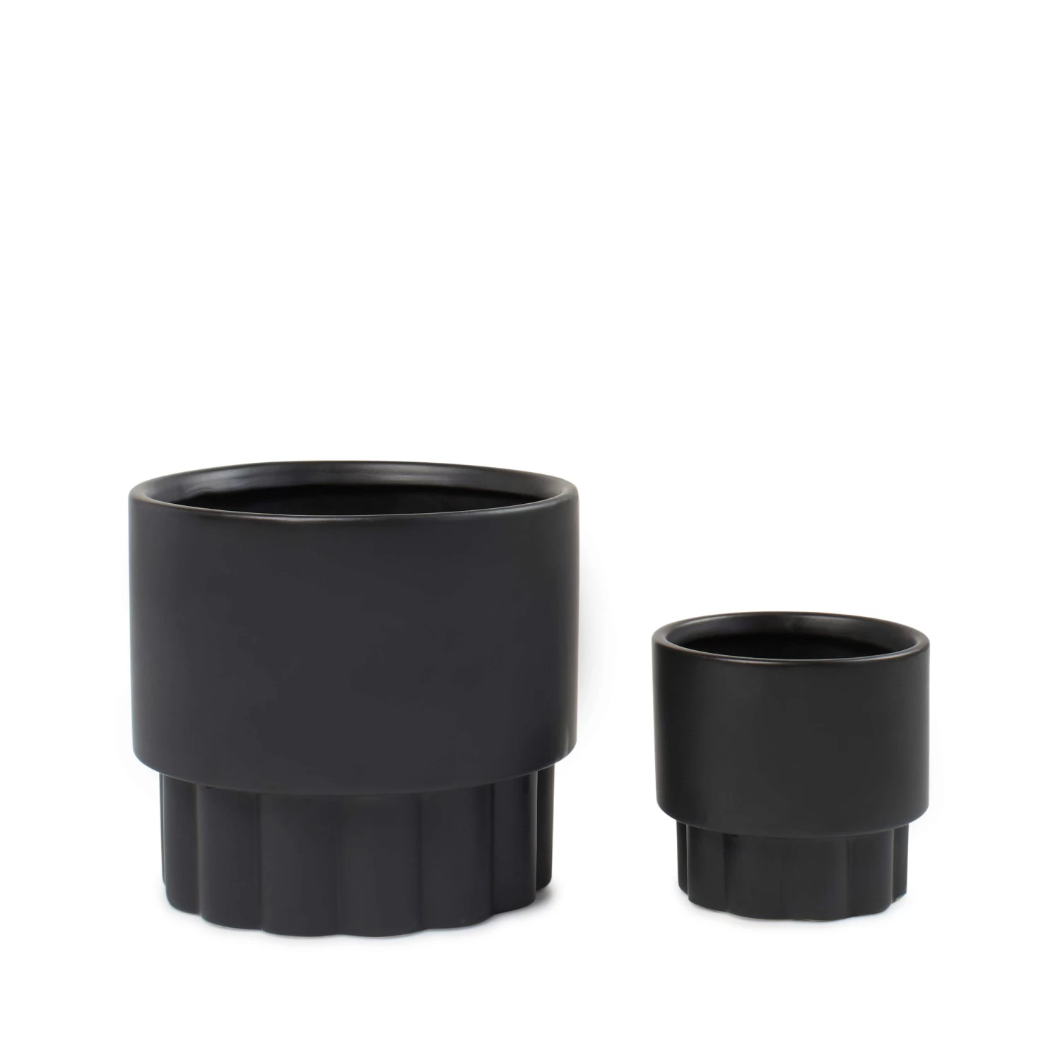 Ryan Planter - 2 Piece - Black 2 Ryan Planter - 2 Piece - Black - Image 2