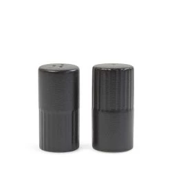 Grind Salt & Pepper Shaker 5 X 9cm - Set Of 2 - Black