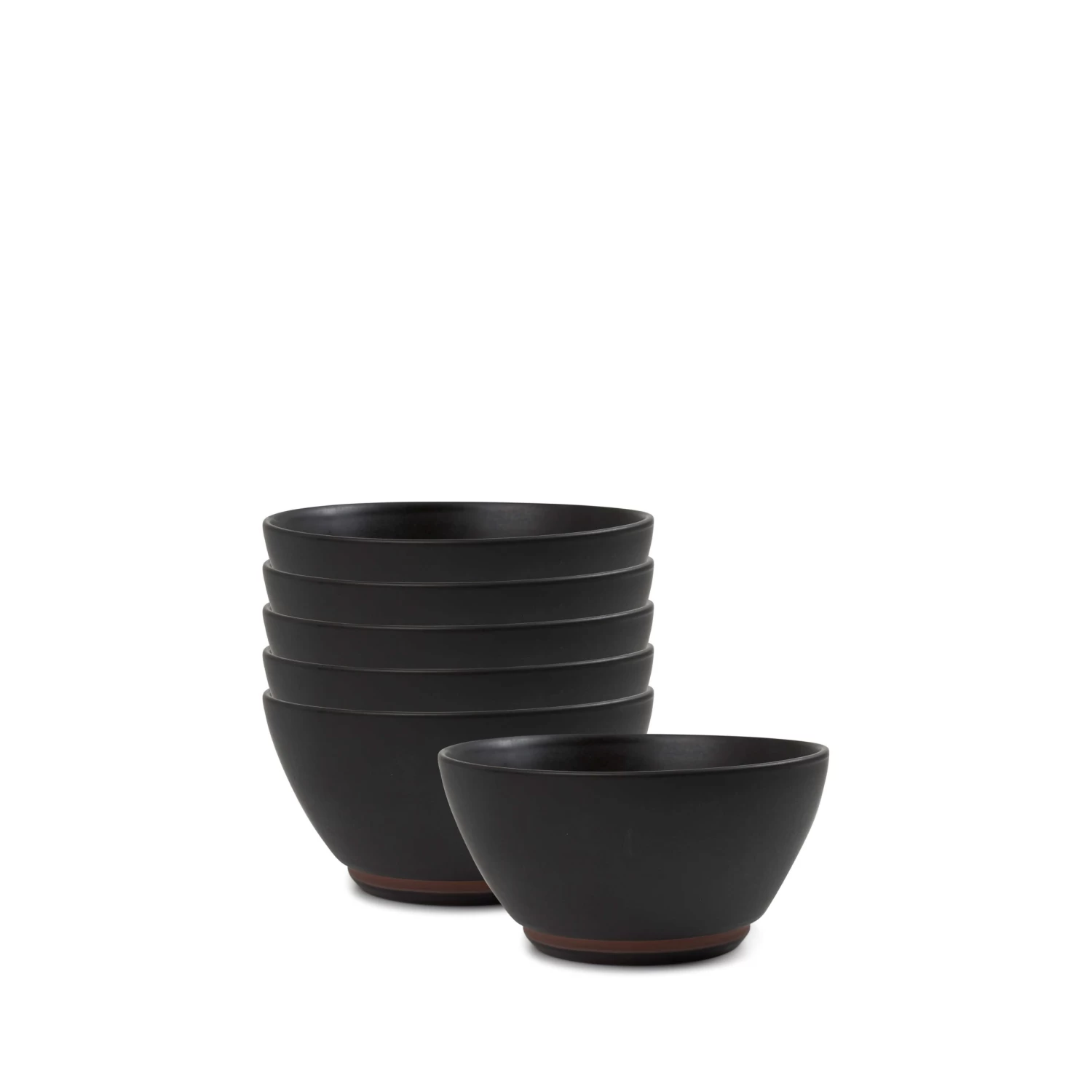 Shari Noodle Bowls 18 X 9cm - Set Of 6 - Onyx 1 Shari Noodle Bowls 18 X 9cm - Set Of 6 - Onyx