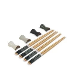 Shari Chopsticks & Holder - Set Of 4