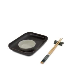 Shari Dishes & Chopsticks - 4 Piece Set