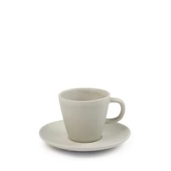 Frame Espresso Cups & Saucers 120mL - Celery